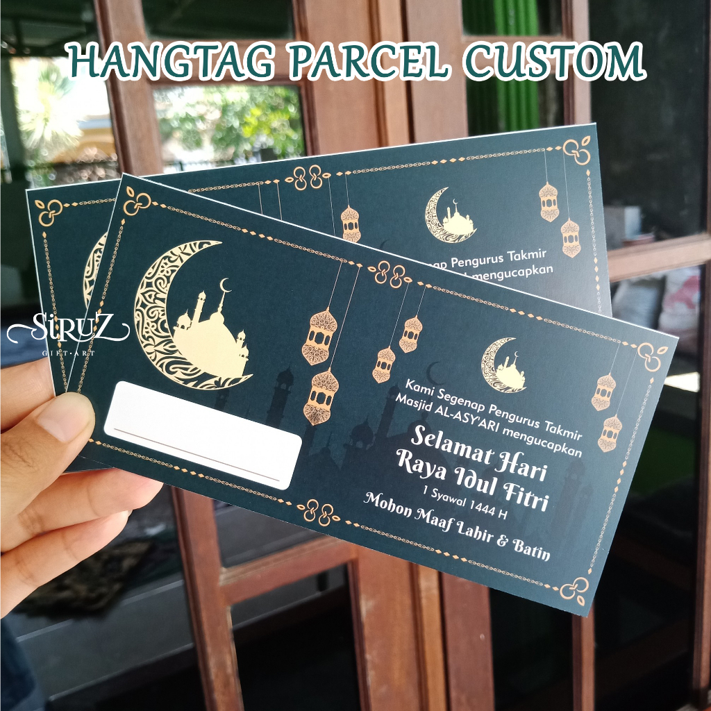

Hangtag Parcel Lebaran Custom