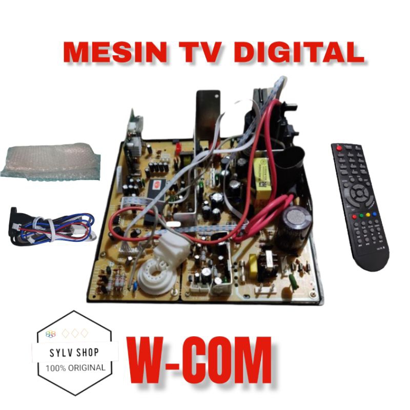 Mesin TV tabung digital/analog/tanpa tuner china WCOM TORAS 14INCH  - 21 inch TABUNG free packing aman