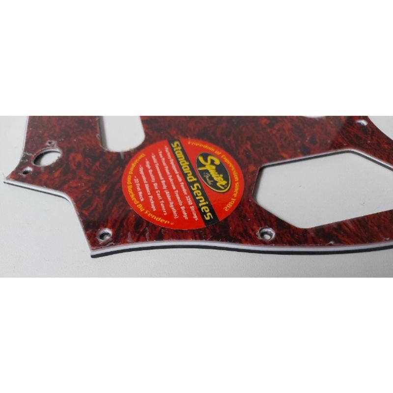 turtoise pickguard gitar jaguar original squier by fender