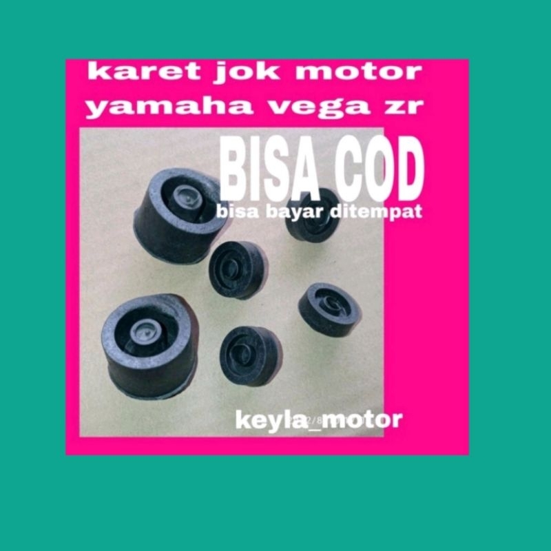 KARET JOK GANJAL VEGA ZR KARET PEREDAM FULL SET UNTUK MOTOR VEGA ZR 6 PCS