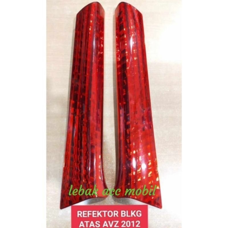 reflektor bumper belakang atas mobil Toyota all new avanza veloz