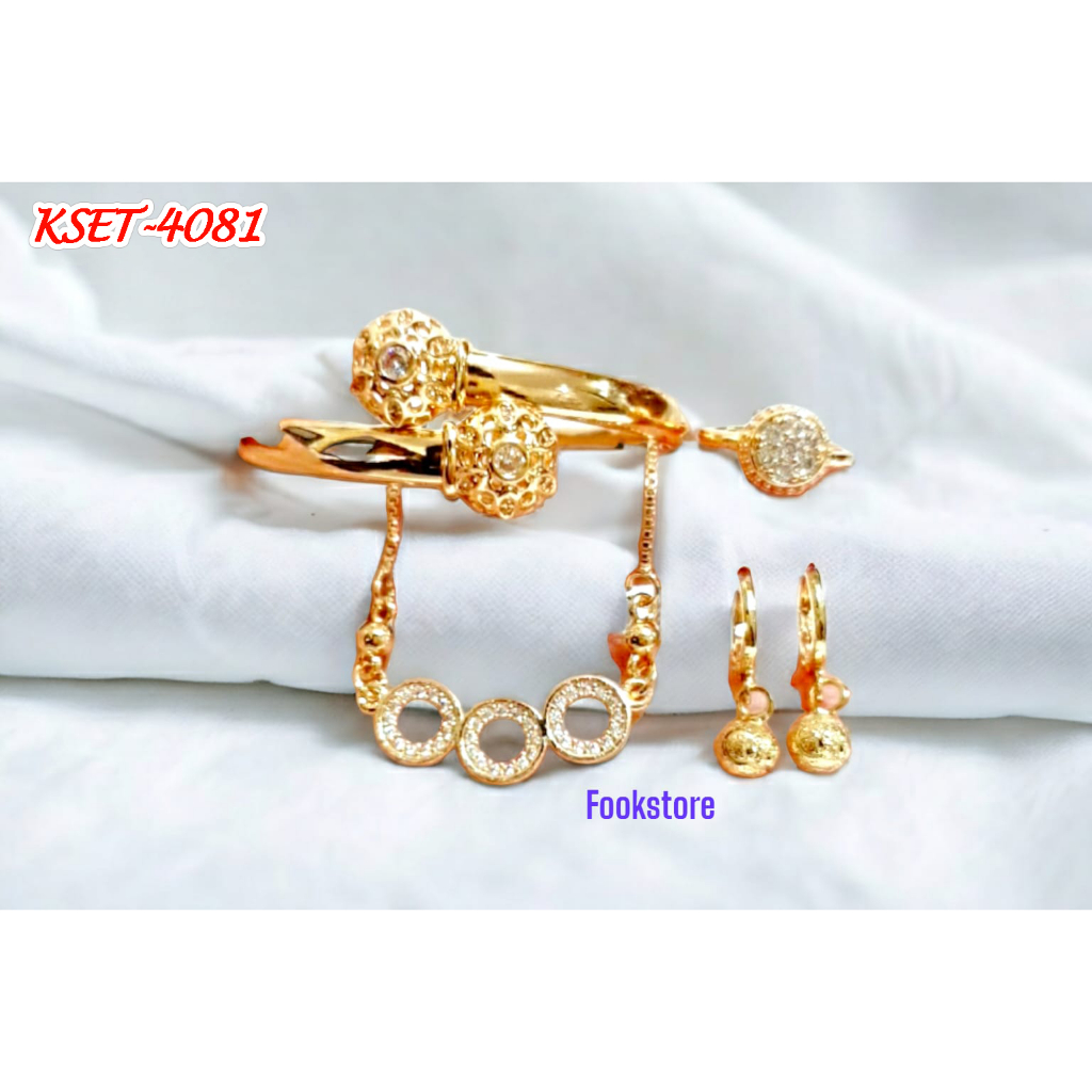 SET GELANG BANGLE UNTUK ANAK ISI 4 ITEM /KSET-4081