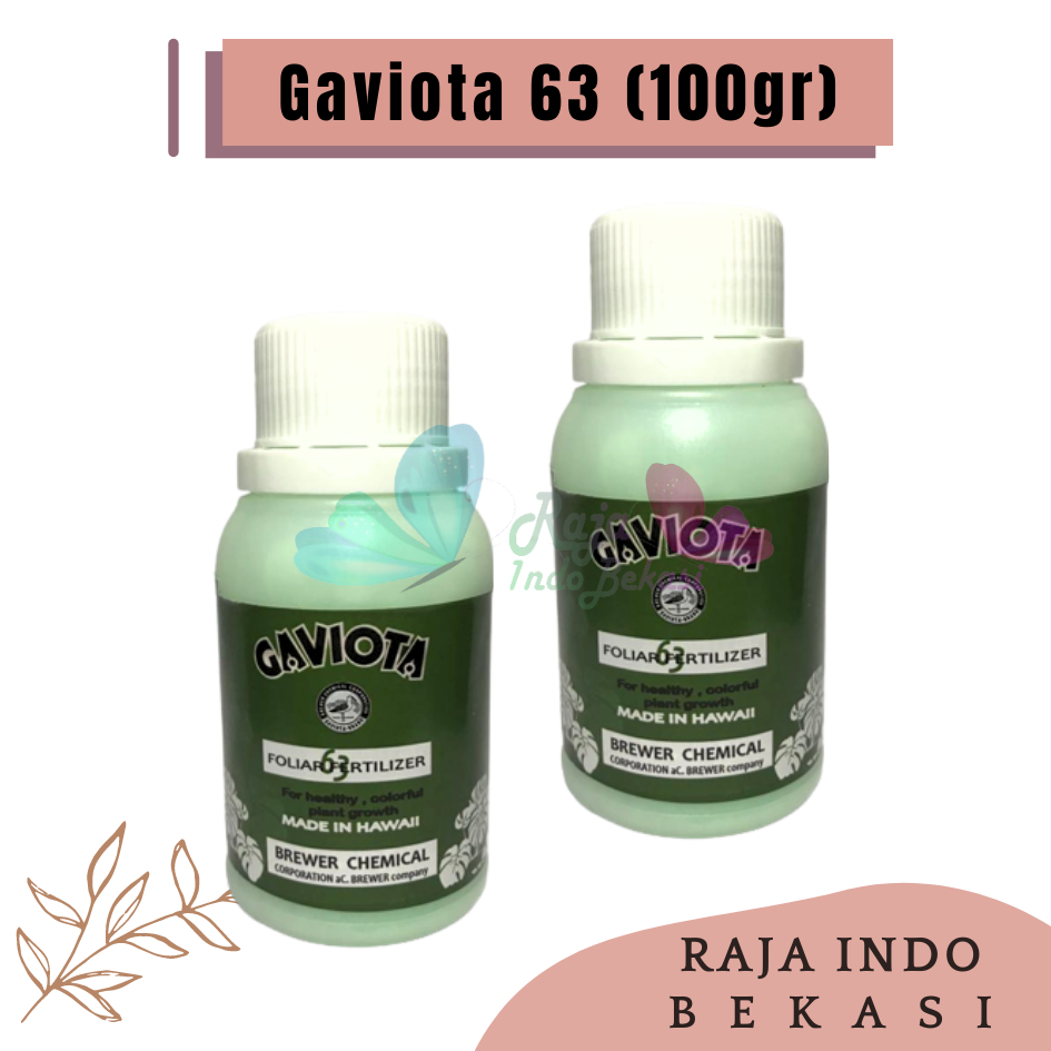 Gaviota 63 100 Gram dan 50 Gram Kemasan Repack untuk Bunga Anggrek - Pupuk Pembungaan Anggrek