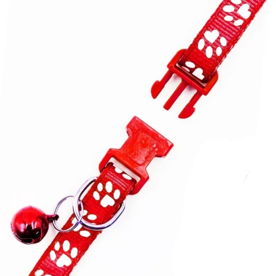 Kalung Kucing Lonceng Warna Tali Leher Anjing Cat Motif Aksesoris Hewan Peliharaan Pet Collar Murah