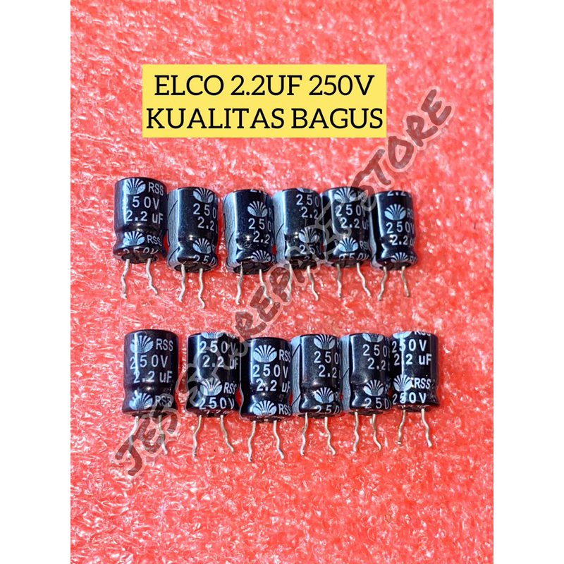 ELCO 2.2UF 250V KUALITAS BAGUS