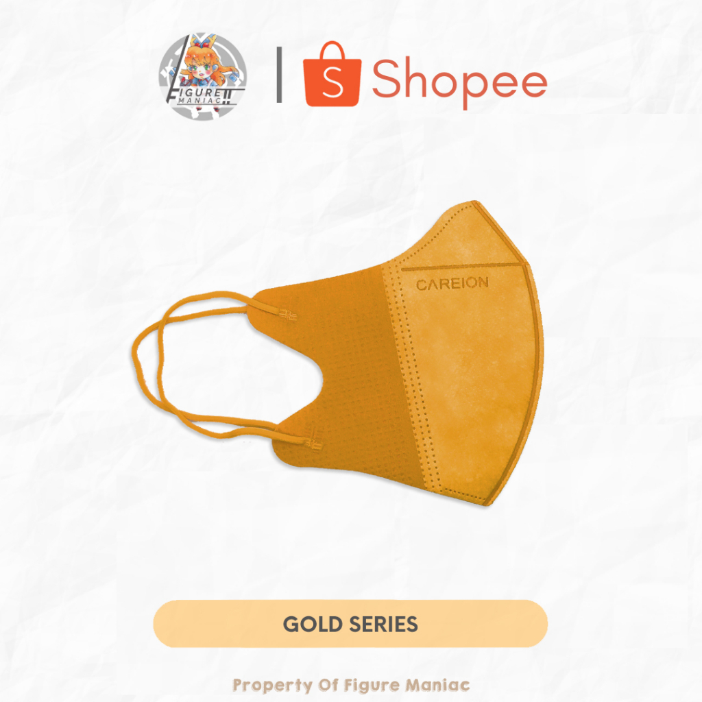 Figure Maniac - Masker Duckbill Careion Warna 4 Ply isi 10 Pcs Original