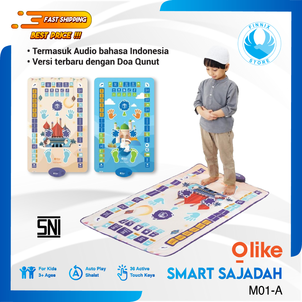 OLIKE Smart Sajadah Anak - Sajadah Pintar - Garansi Resmi