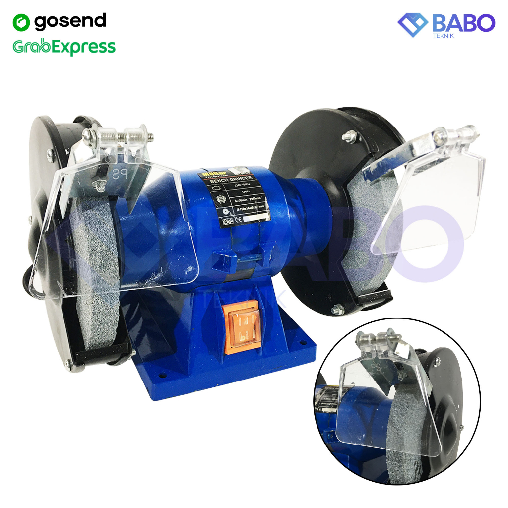 New bench grinder mollar / mesin gerinda duduk mollar / bench grinder 6 inch mollar / mesin gerinda