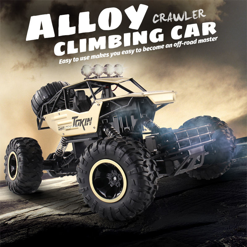 (ADA LAMPU) RC Rock Crawler Offroad Truck skala 1:12 Mobil Remote Control