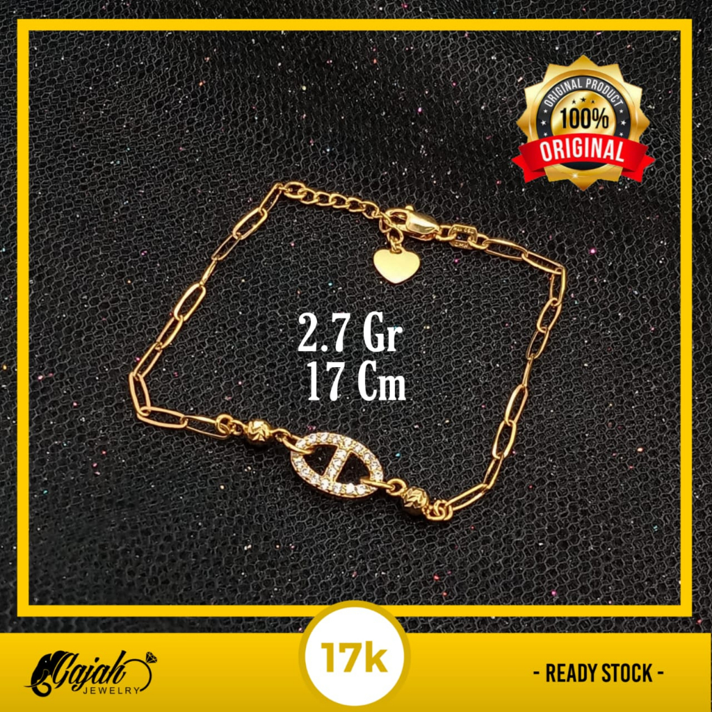 Gelang Emas 17K - 2.7 Gr Kadar 750 - 2705