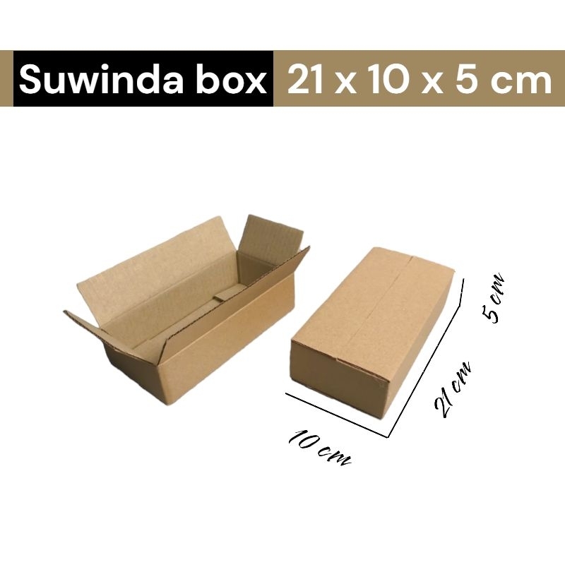 

kardus/karton uk 21x10x5 cm box packing dll ST