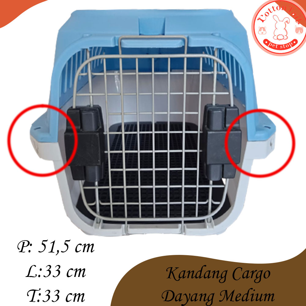 Pet Cargo DAYANG Size Medium Pet Carrier Dayang MINUSAN BACA DESKRIPSI