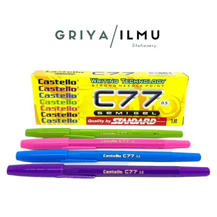 

Bolpoin STANDARD C77 Castello 0.5mm Semi Gel Black (024126)