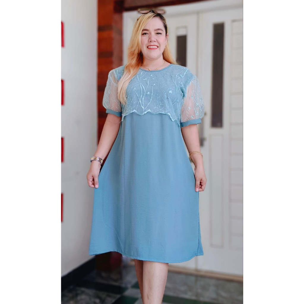 YEREMIA DRESS PREMIUM BROKAT - JAHITAN BUTIK YENI BAGARIANG