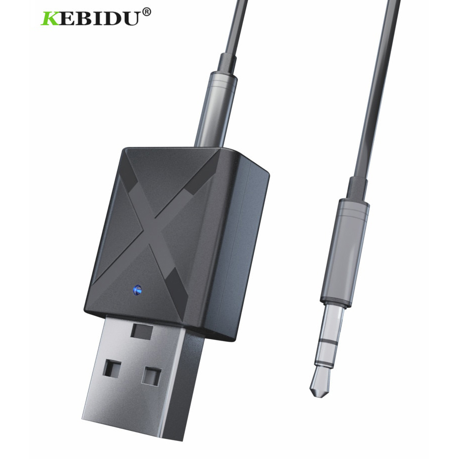 (PROMO) Mini Bluetooth USB CSR 5.0 Dongle Eksternal Adapter Transmitter Audio V5.0 For PC Laptop Komputer / 2 in 1 USB Dongle HiFi Audio Bluetooth Transmitter &amp; Receiver / USB Penerima Pemancar Audio Bluetooth 5.0 Transmitter &amp; Receiver laptop komputer PC