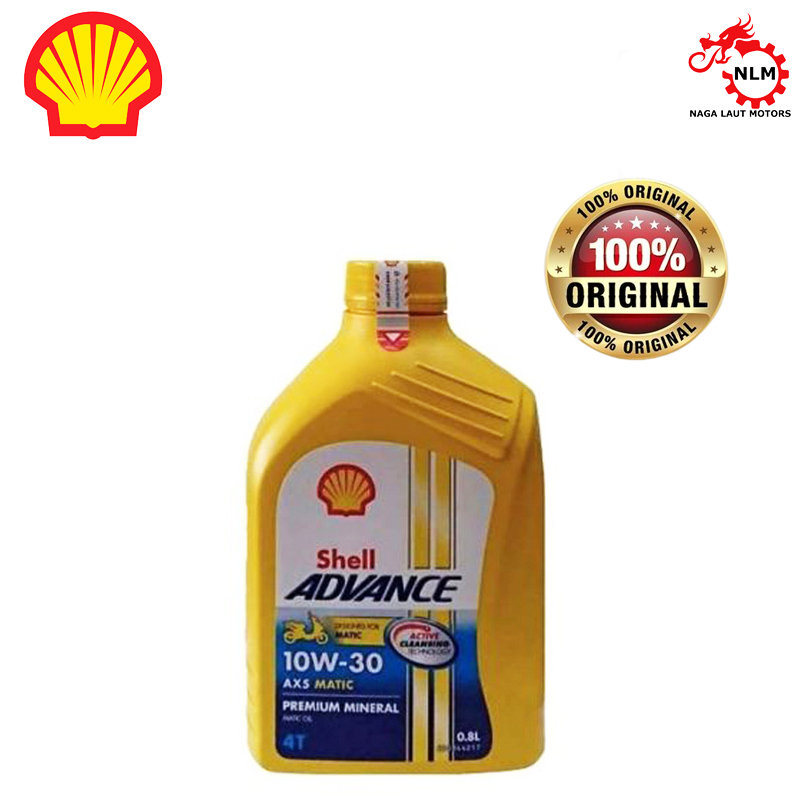 SHELL Oli Advance AX5 Scooter 10W30 0.8L