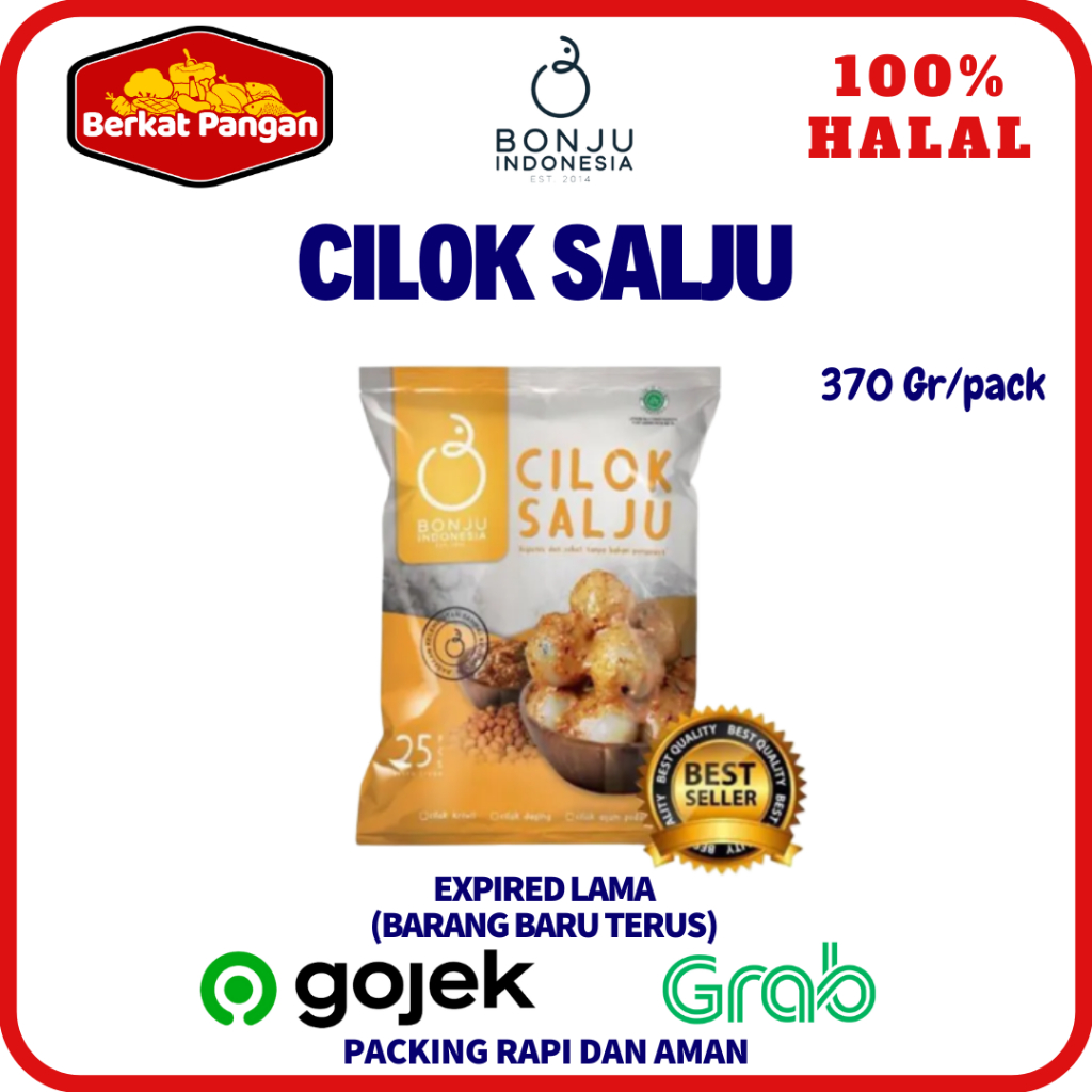 BONJU Bocil Salju / Cilok Salju isi 25 (Bumbu Kacang)