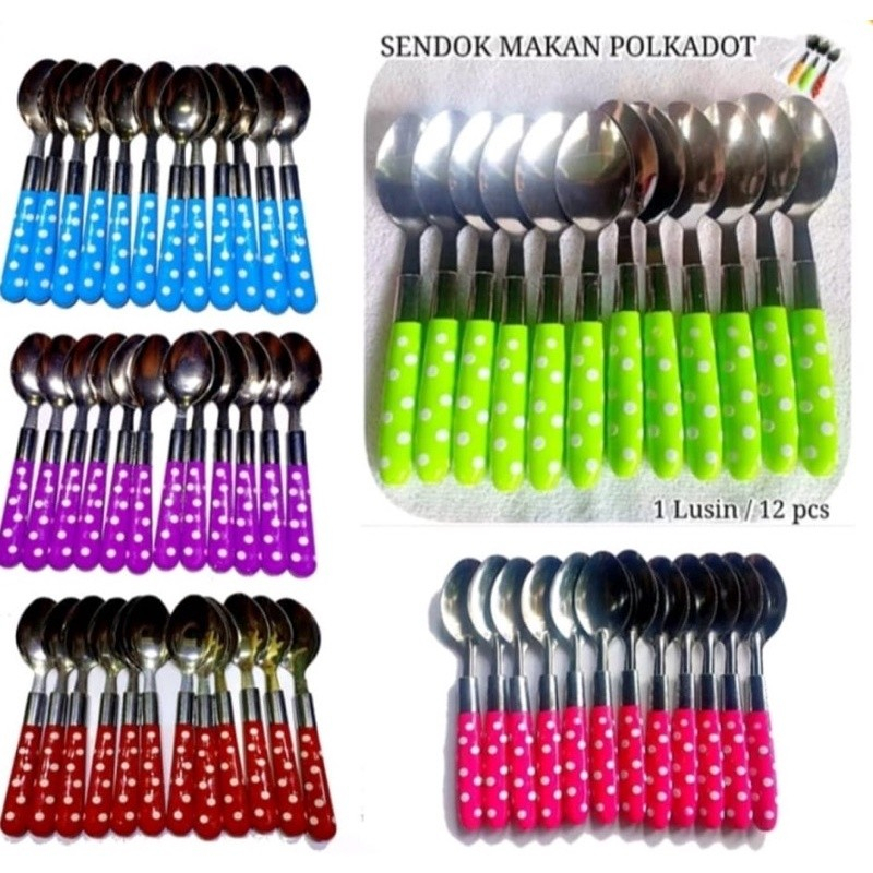 Sendok Polkadot 12pcs