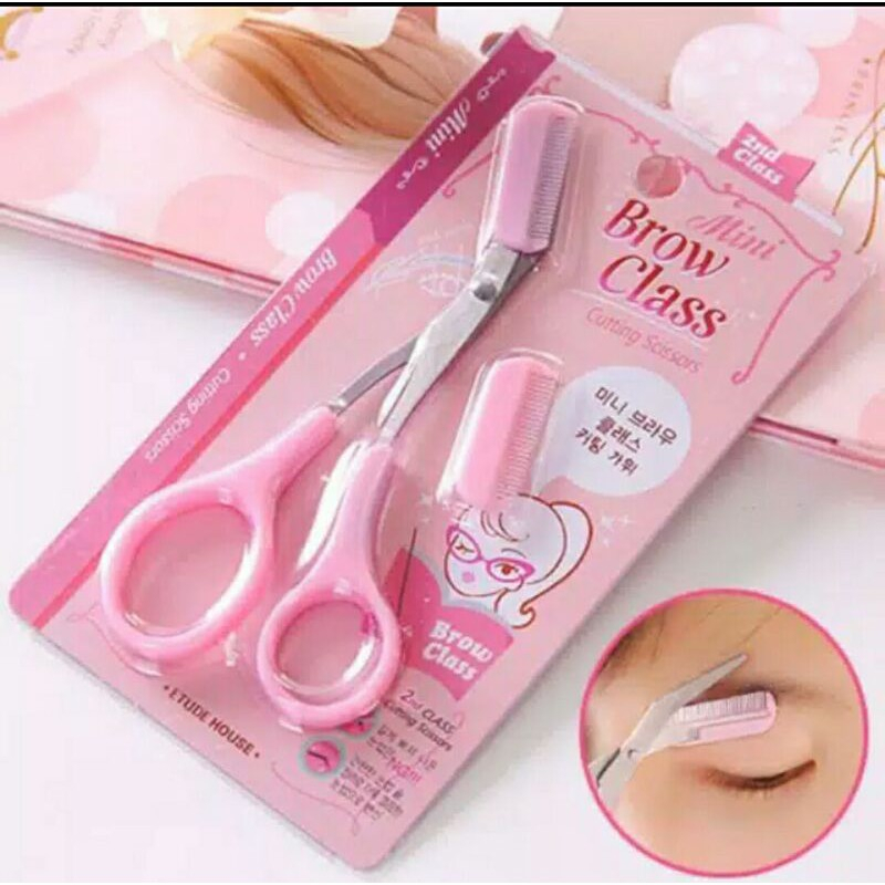 Set Gunting Alis Pisau Alis Eyebrow |Pencukur Alis |Silet Alis| Alat Merapikan Bulu Mata Brow