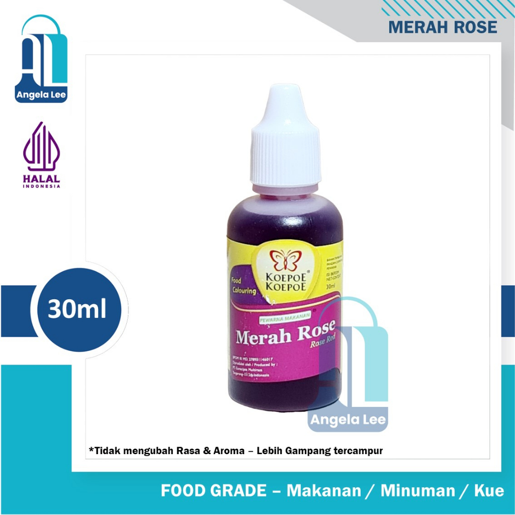 Koepoe Pewarna Makanan Koepoe Kupu Foodgrade Food Coloring Baking 30ml