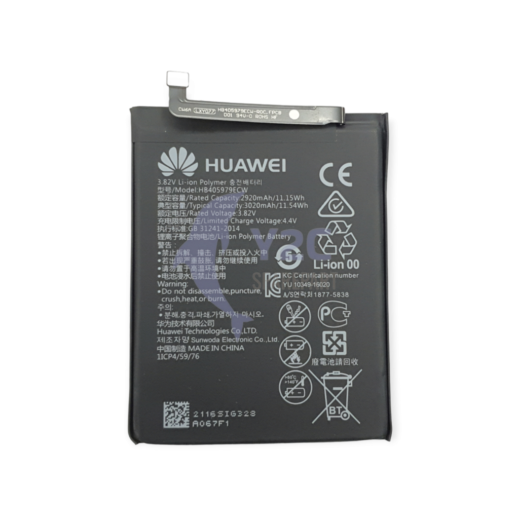 BATERAI HUAWEI NOVA A / HONOR 6A / 7S / 8A / HB405979ECW ORIGINAL OEM / BATRE / BATERE / BATRAI / BATREI / BATU