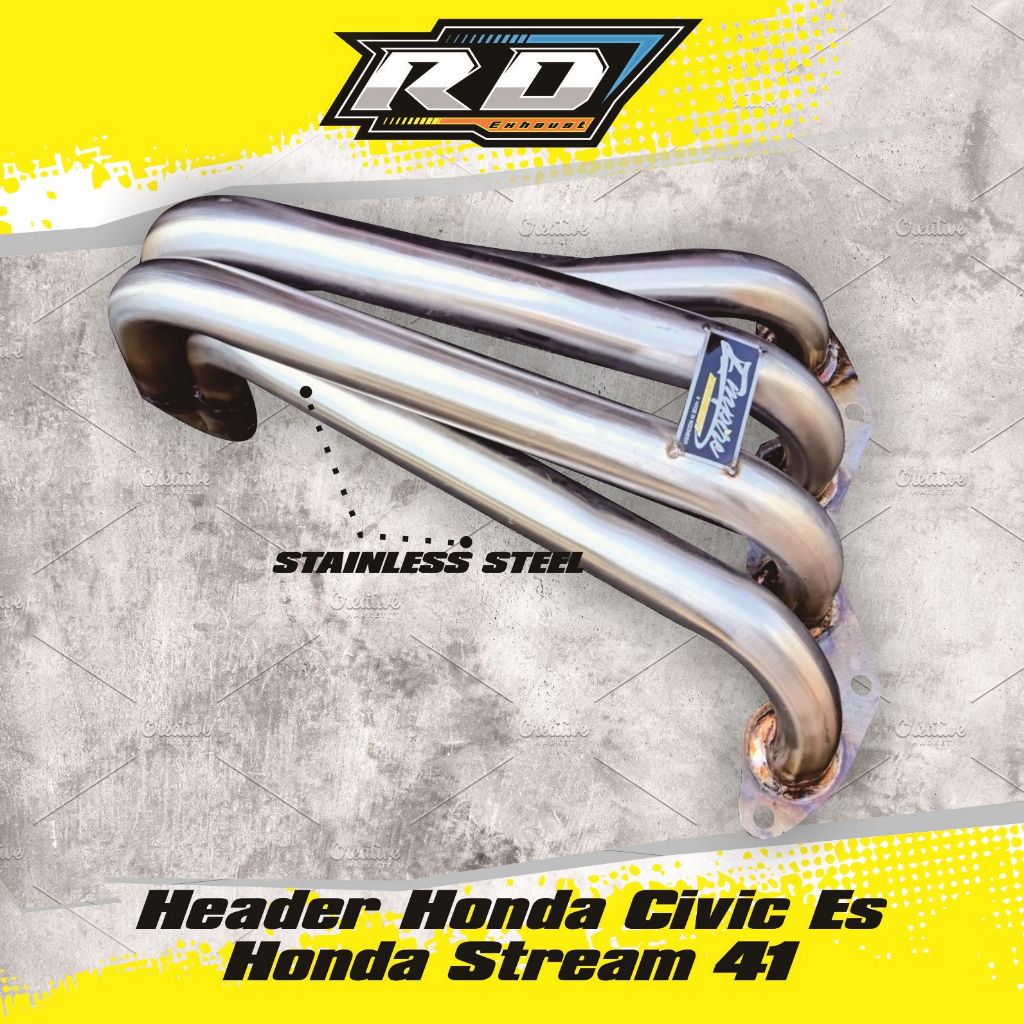 Header Honda Civic Es Honda Stream 41 Panjang