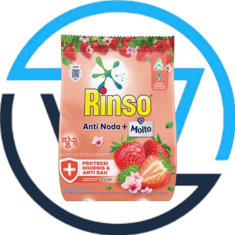 Rinso Molto Korean Strawberry Detergen Bubuk 700gr