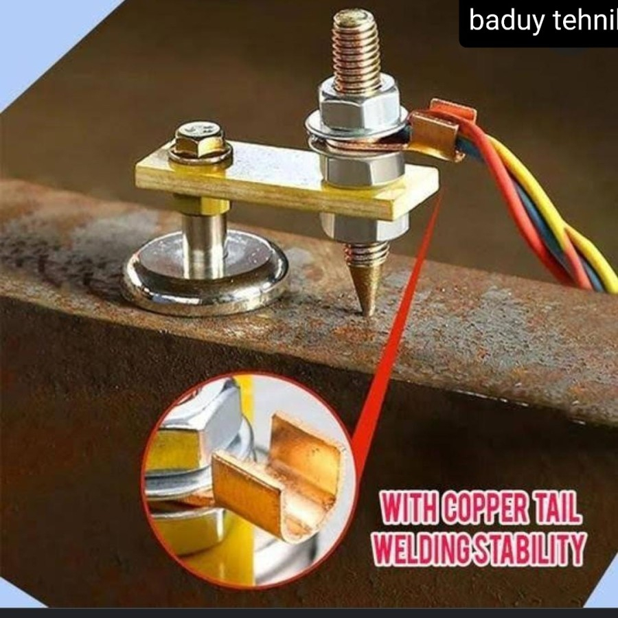 KLEM TANG LAS MAGNET KABEL MASSA MESIN TRAVO LAS LISTRIK