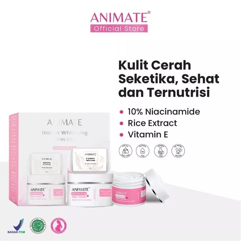 Animate Instant whitening series 3in1