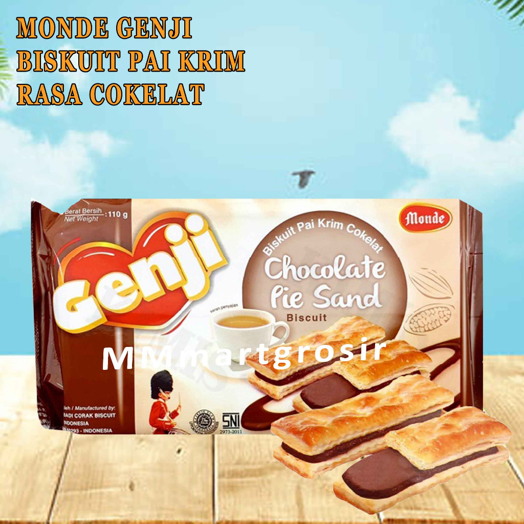 

GENJI BISKUIT PAI KRIM COKELAT CHOCOLATE PIE SAND 110g