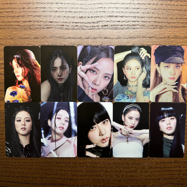 2 SET BLACKPINK PHOTOCARD PC OFFICIAL ORIGINAL 1 SET ISI 10 YG ENTERTAINMENT BLACK PINK LISOO EXHIBI