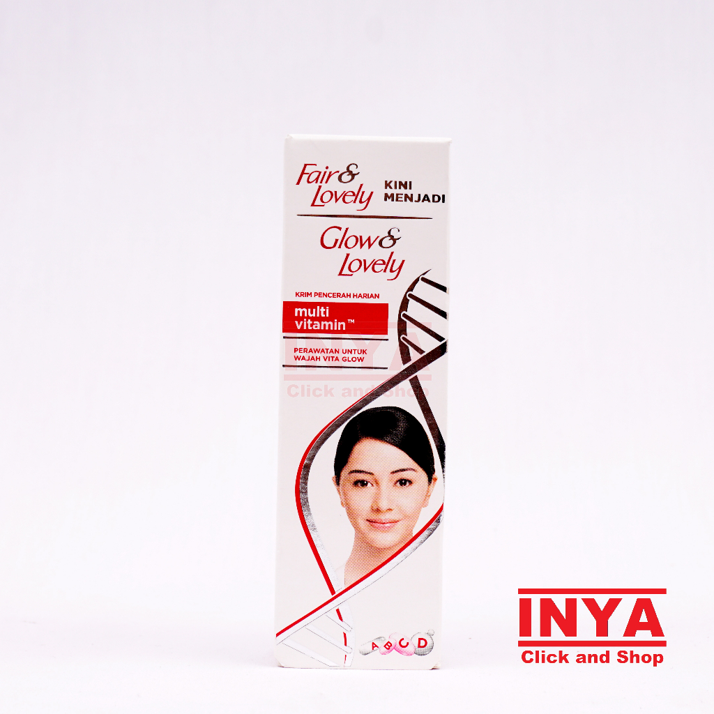 GLOW &amp; LOVELY KRIM PENCERAH WAJAH HARIAN 25gr - Krim Wajah