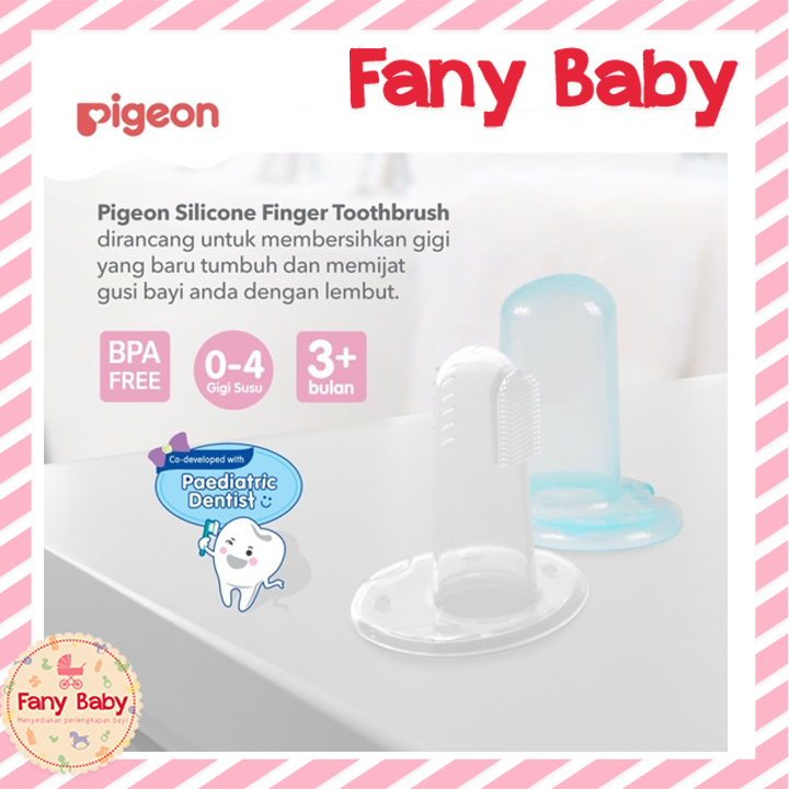 PIGEON SILICONE FINGER TOOTHBRUSH