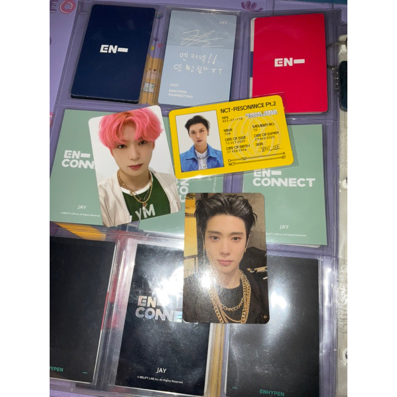 PC JAEHYUN NEOZONE T VER, JAEHYUN RESONANCE DEPART VER, ID CARD TEN
