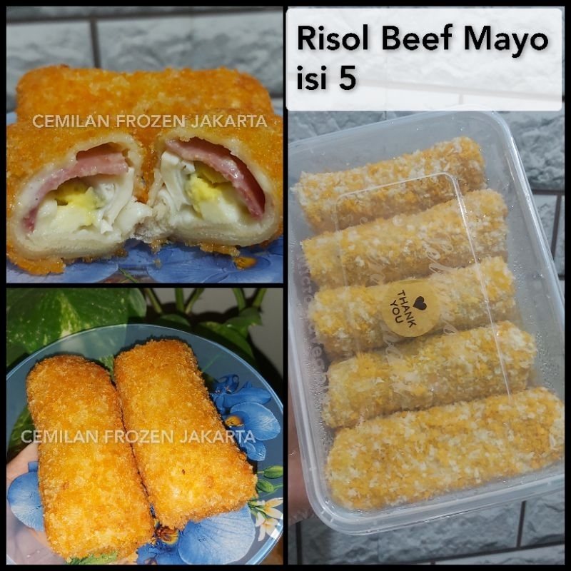 

Risol SmokeBeef Mayo Frozen isi 5