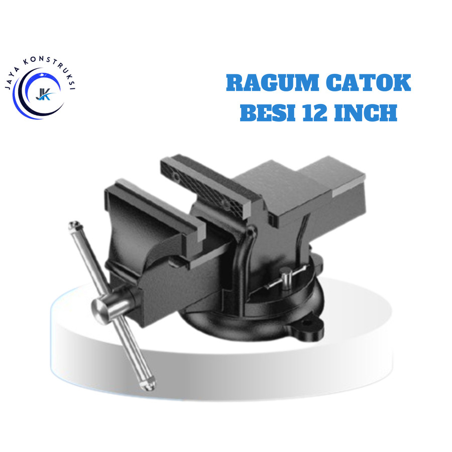 Ragum Catok Besi/ Ragum Meja/Catok Paron 12 Inch Kualitas Premium