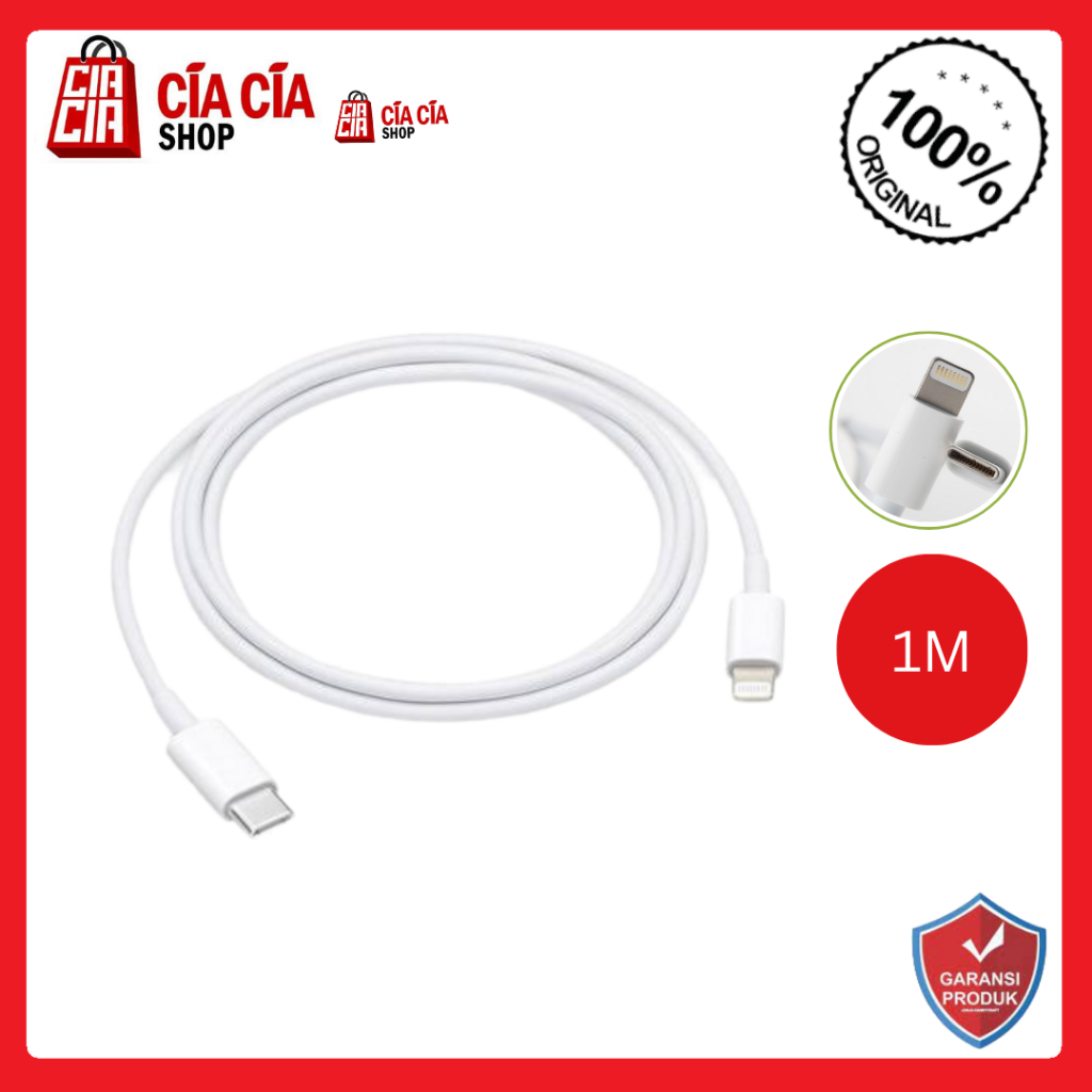 Kabel Type C to Lighting 1M 2M Cable Charging Type C to Lighting