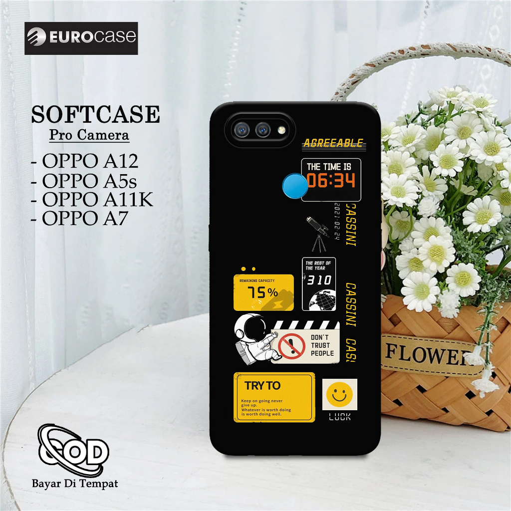 Soft Case Hp OPPO A5s / OPPO A12 / OPPO A7 / OPPO A11K Terbaru - eurocase - Fashion Case BRANDED NAS
