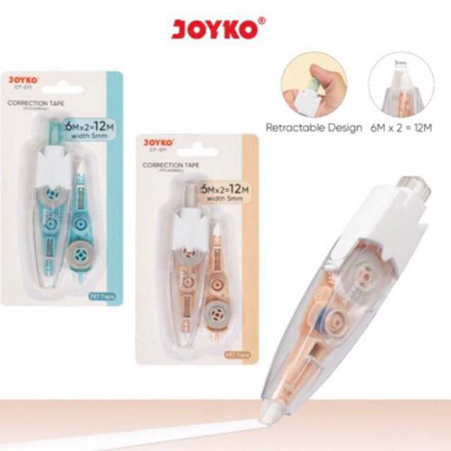 

Correction Tape JOYKO CT-571 free reffil