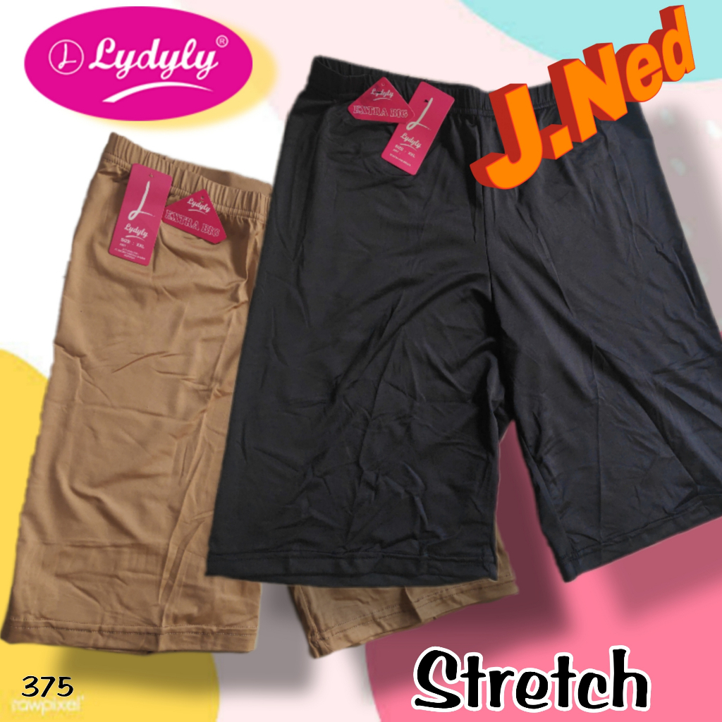 J375  CELANA SHORT STREET LEGGING PENDEK JUMBO SIZE M - 5L