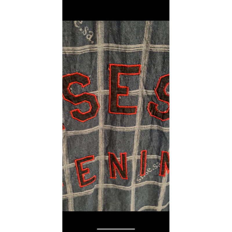 Preloved dress denim sisesa gamis