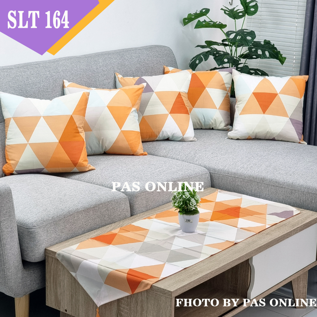 TAPLAK + SARUNG BANTAL SOFA 45X45 ( 1 TAPLAK + 5 SARUNG )