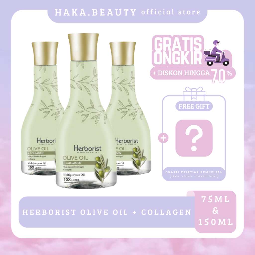 Herborist Herboris Minyak Zaitun + Olive Oil Collagen Herborist Collagen Zaitun Virgin Coconut Olive