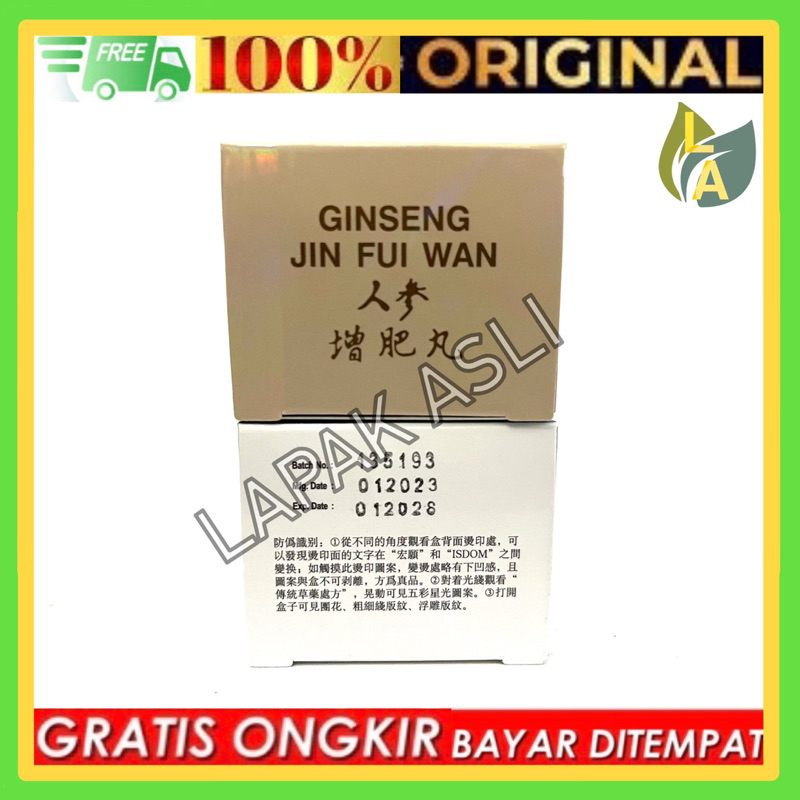 JIN FUI WAN GINSENG 30 kapsul penambah nafsu makan