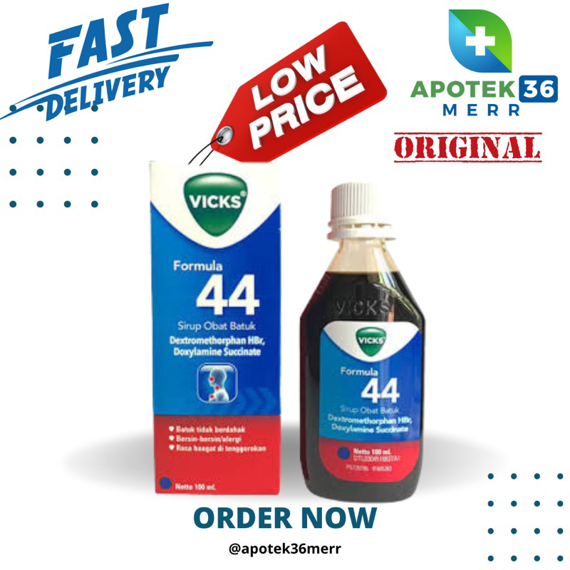 VICKS FORMULA 44 SYRUP 27 54 100 ML