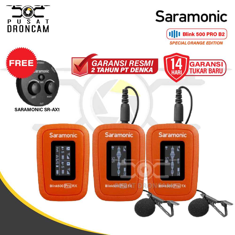 Saramonic Blink 500 Pro B2 TX TX RX Wireless Lavalier Mic Original