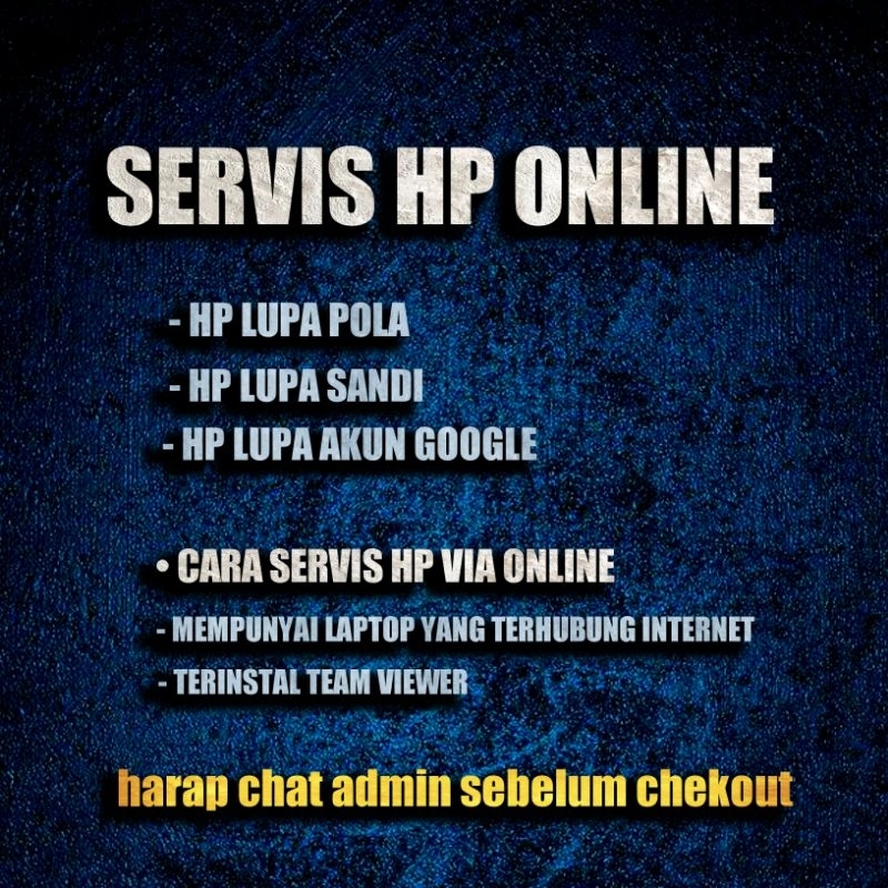 jasa servis hp lupa pola dan lupa sandi