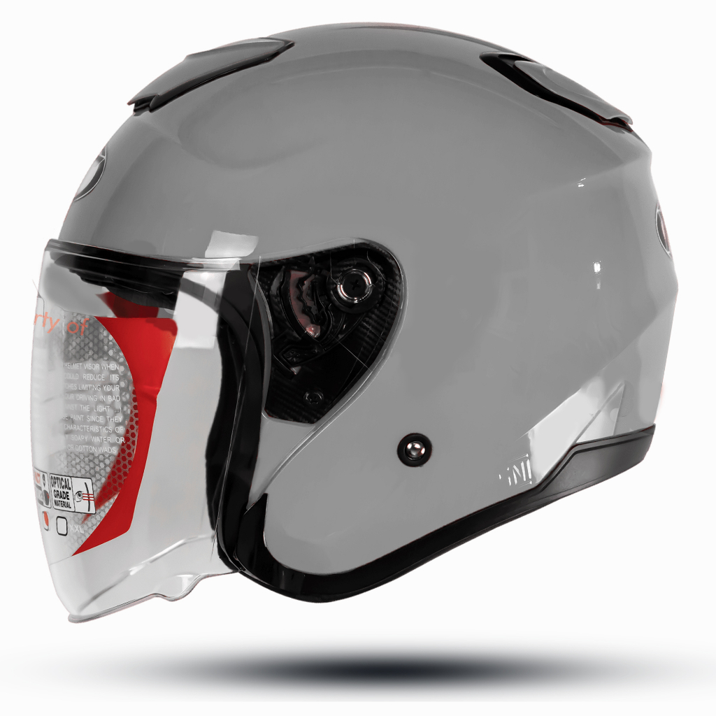 Helm Half Face KBS Replika Kiyoto White Solid Untuk Pria Dan Wanita Dewasa Bisa COD