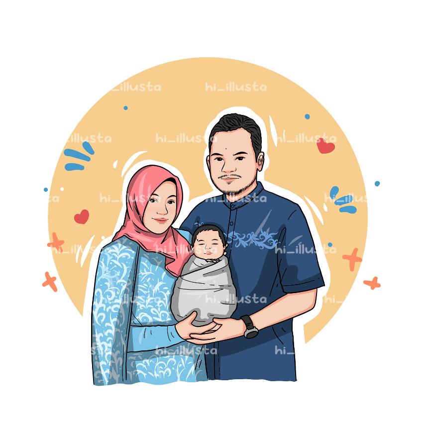 ilustrasi jadi cepat dalam waktu 1 jam / foto/ lucu/ kado foto/ gift
