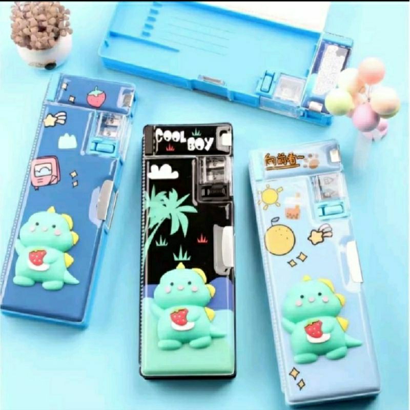 

PENSIL BOX / TEMPAT PENSIL / KOTAK PENSIL TIMBUL 3 DIMENSI SQUISHY/ PENCIL CASE MAGNET
